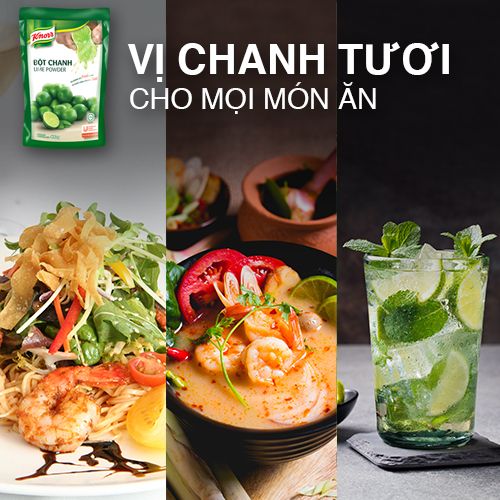 Knorr Bột Chanh 400g - Knorr Bột Chanh vị tuyệt như chanh tươi